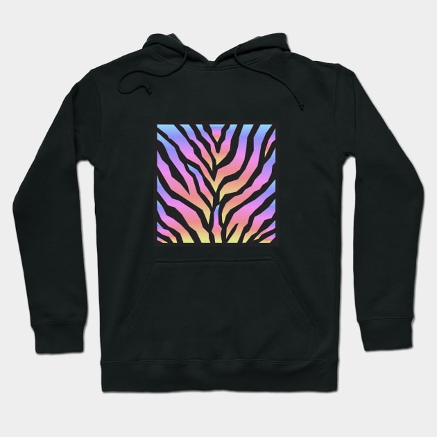 Zebra Stripes Hoodie by Dale Preston Design